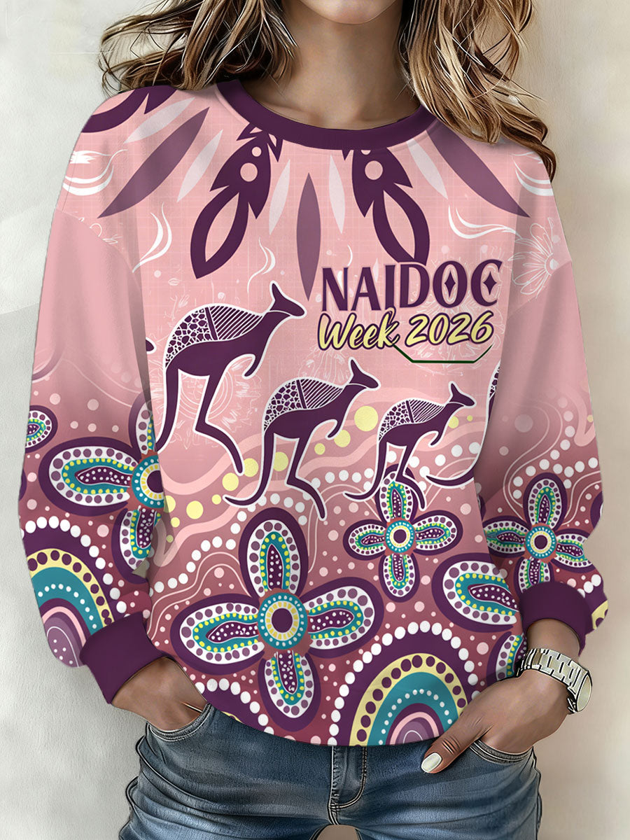 Women's AU Aboriginal Culture NAIDOC Week Printed Sweatshirt