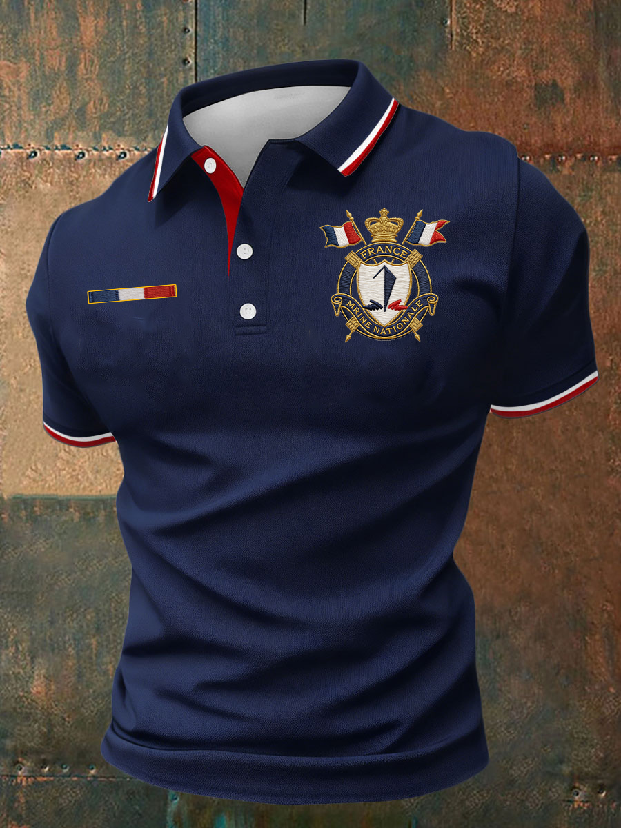 Chemise de la Marine nationale pour hommes