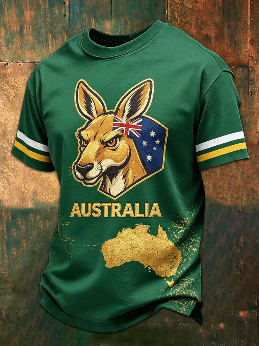 Men's Australian Football Lover Short Sleeve T-shirt