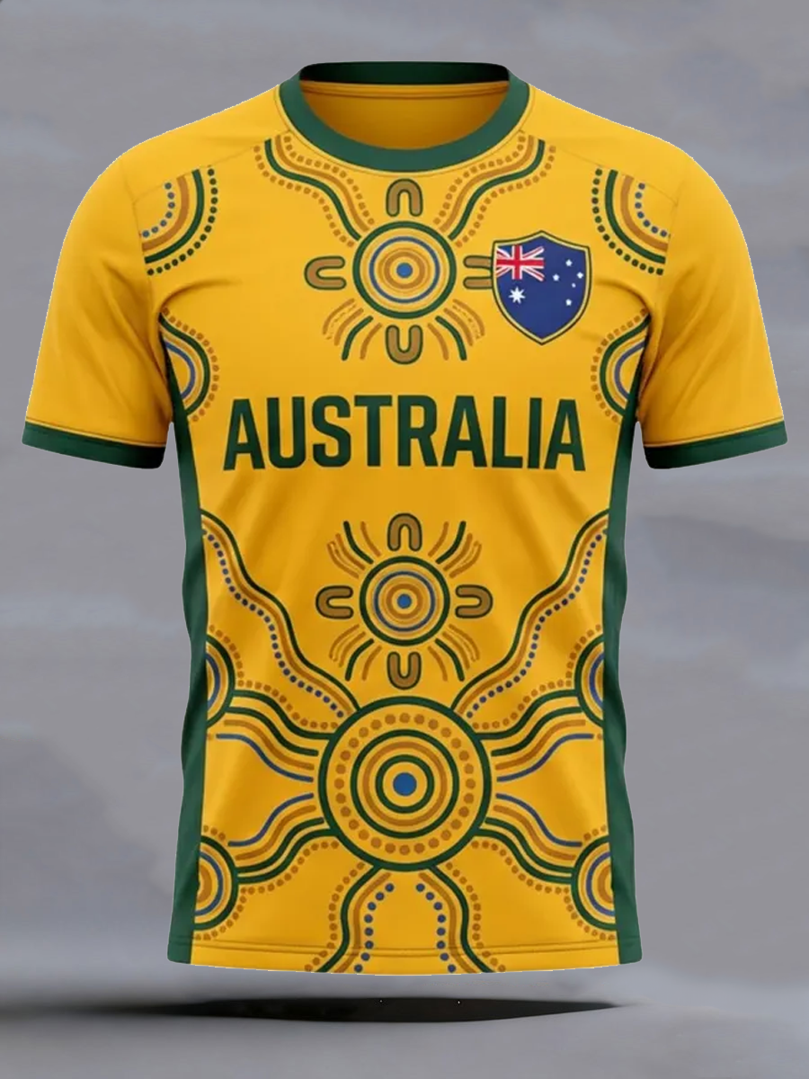 Men's Australia Print short sleeves t-shirt