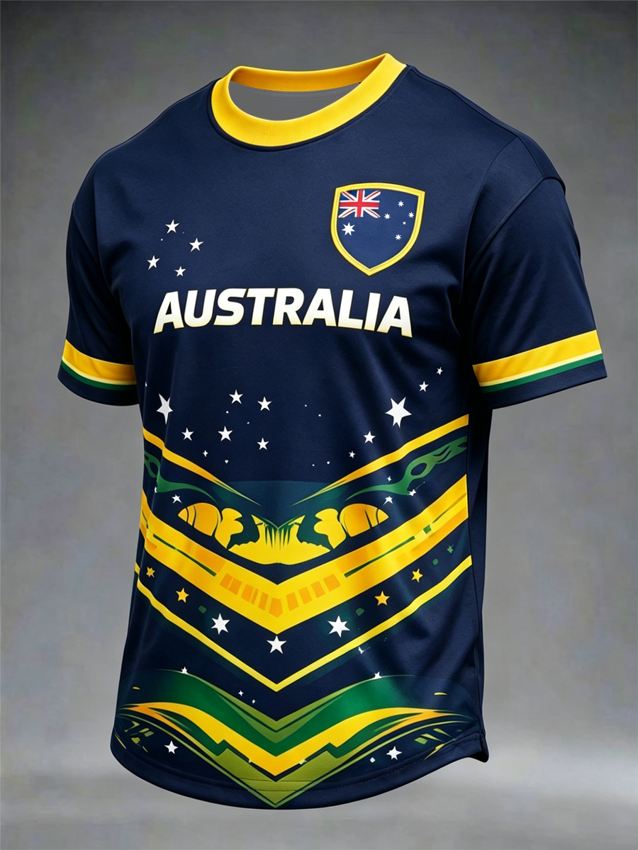 Men's Australia Print short sleeves t-shirt