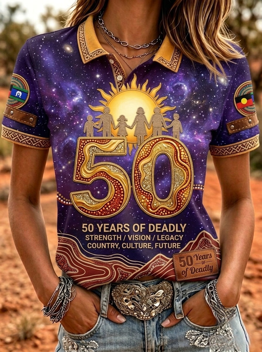 Women's Australia Naidoc Week Polo T-Shirt