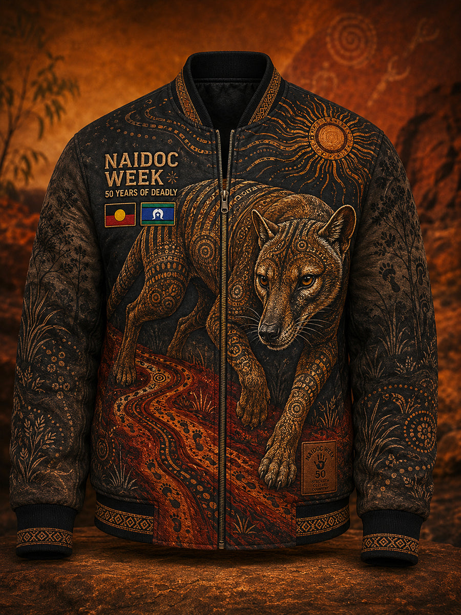 Men's Australia Naidoc Week Printed Monkey Jacket