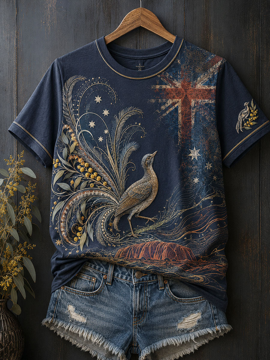 Women's Australia Animal Art Printed T-shirt