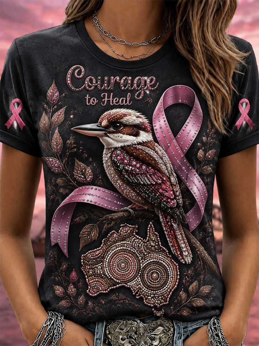 Women's Breast Cancer Awareness Australia T-shirt