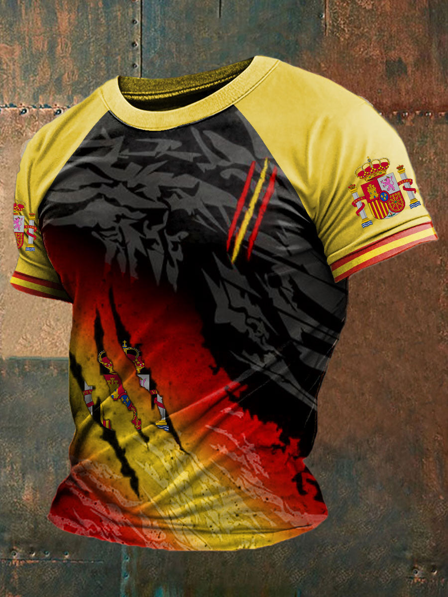 Camiseta estampada de España para hombre