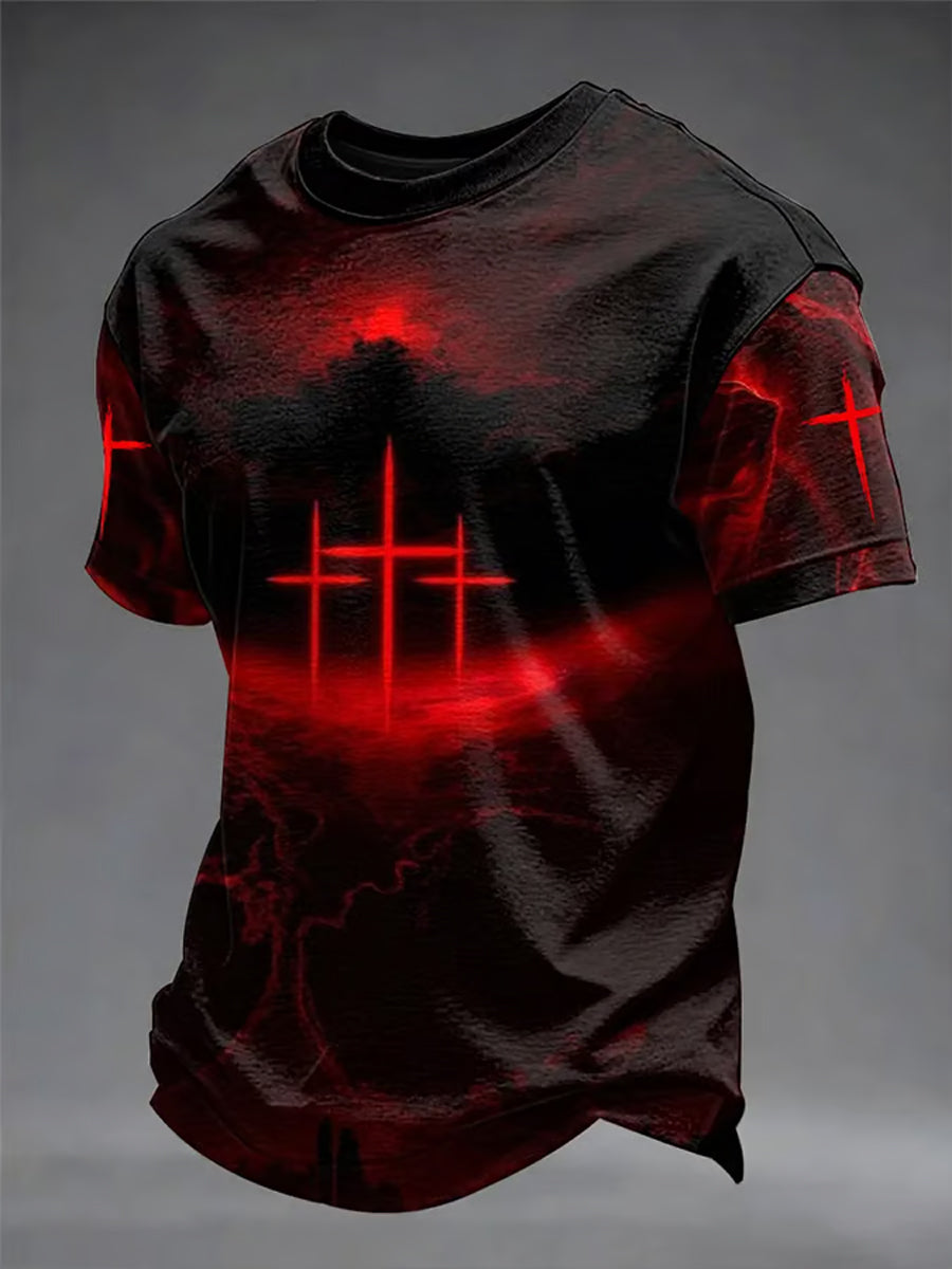 Camiseta impresa fe de los hombres