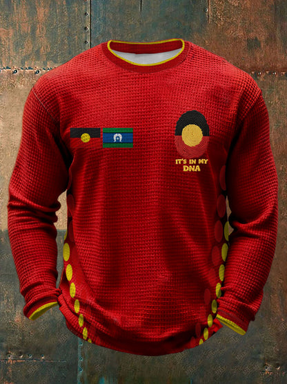 Men's AU Aboriginal Culture Printed Casual Tops