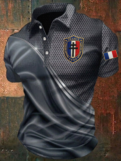 Chemise imprimée France pour homme