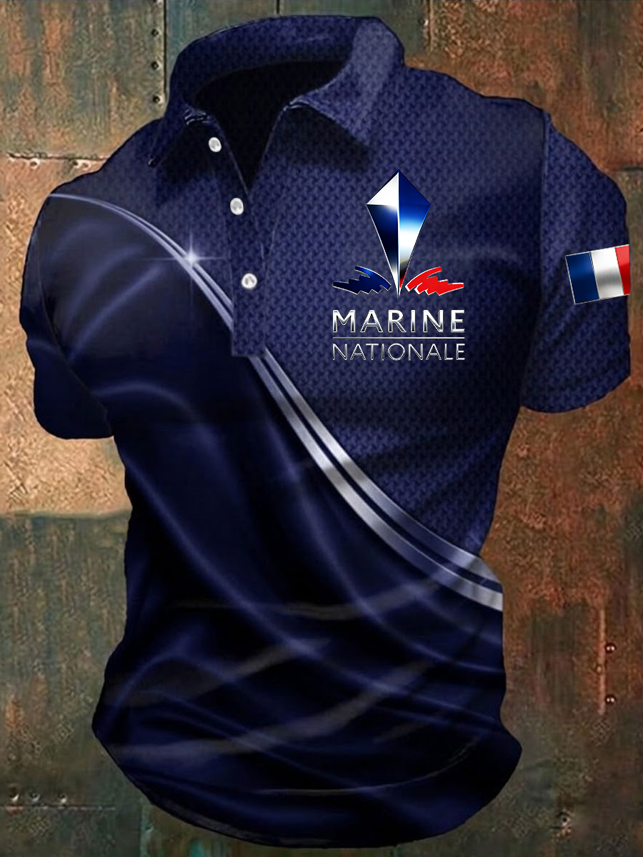 Chemise de la Marine nationale pour hommes