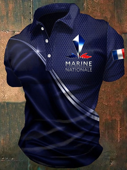 Chemise de la Marine nationale pour hommes