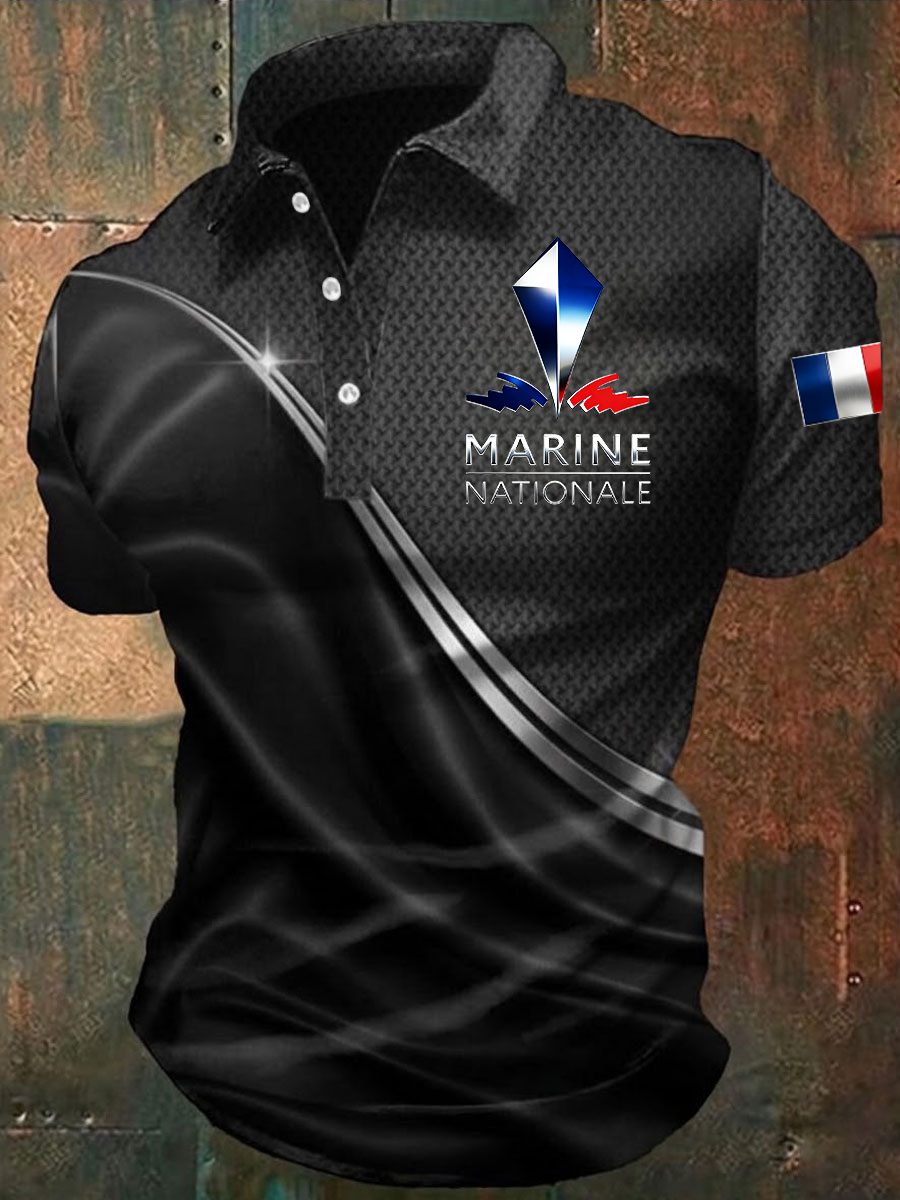 Chemise de la Marine nationale pour hommes