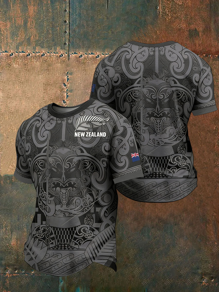 Men's Maori Art NZ Printed short sleeves t-shirt