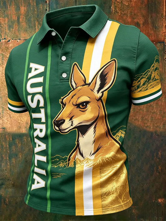 Men's Australian Football Lover Short Sleeve Top