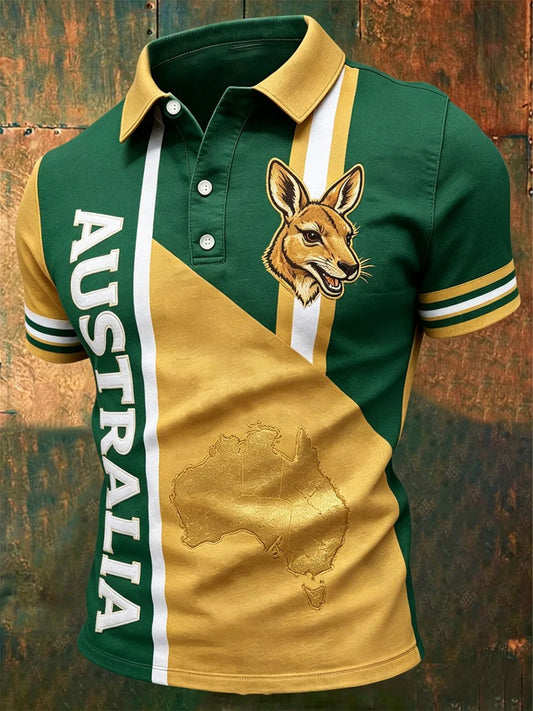 Men's Australian Football Lover Short Sleeve Top