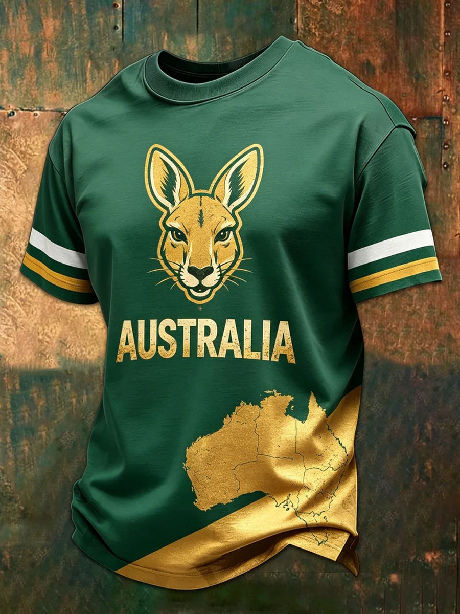 Men's Australian Football Lover Short Sleeve T-shirt