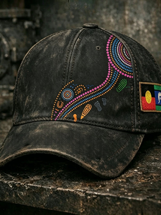 Unisex Vintage AU Aboriginal Culture Hat