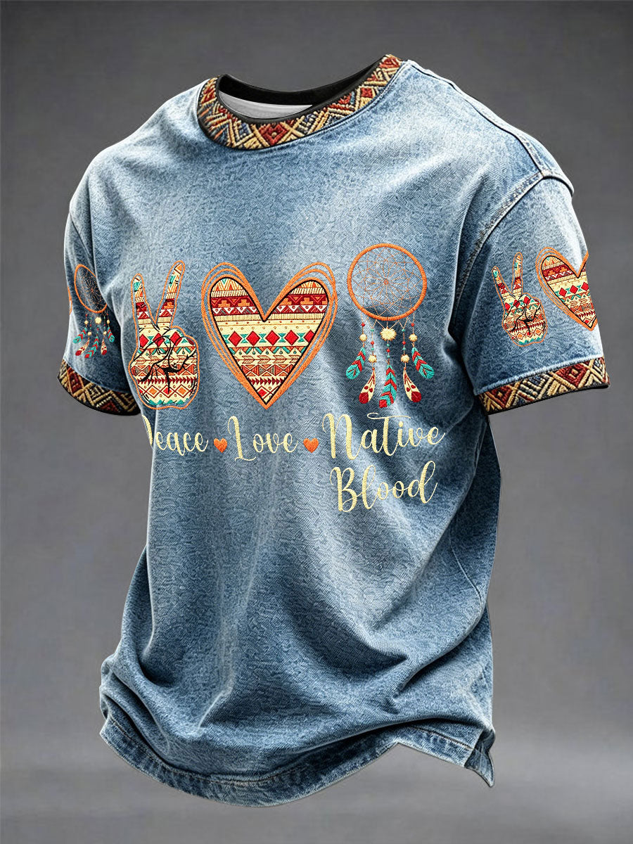 Indigenous unisex casual T-shirt
