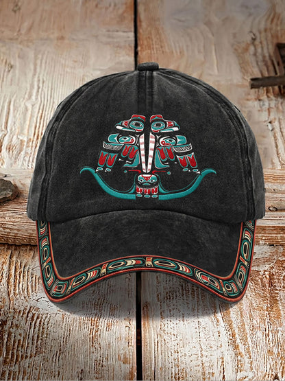 Indigenous totem casual unisex hat