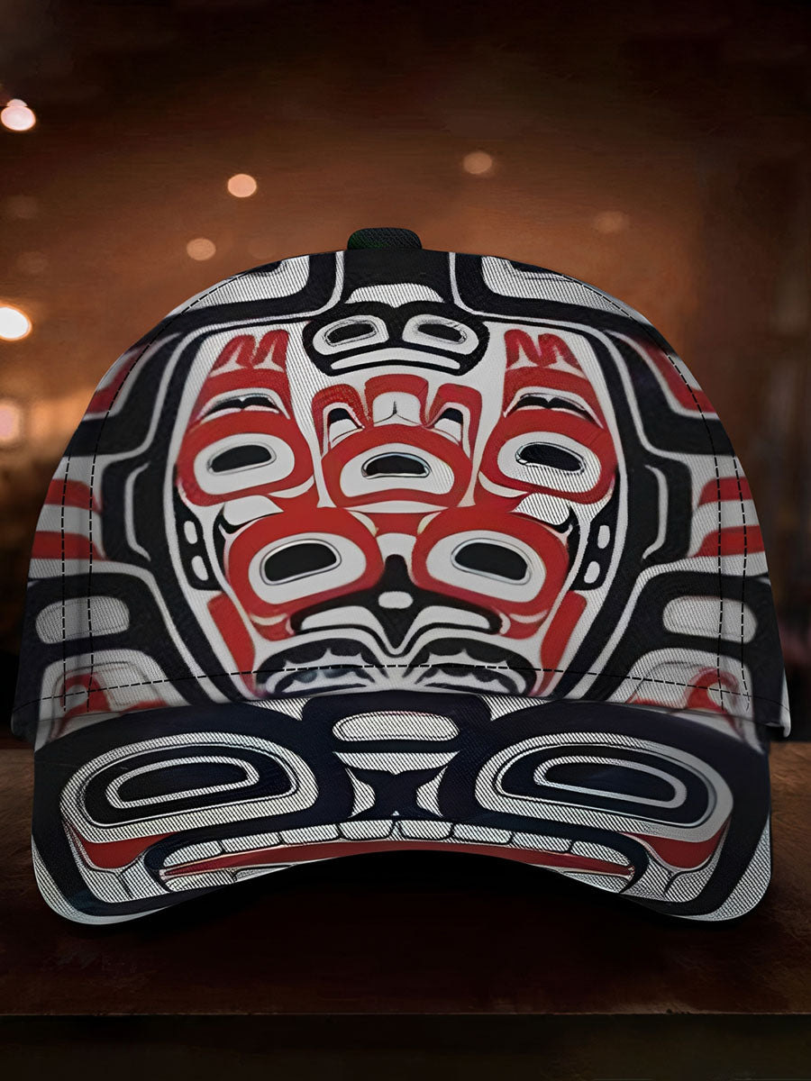 Indigenous print casual unisex cap