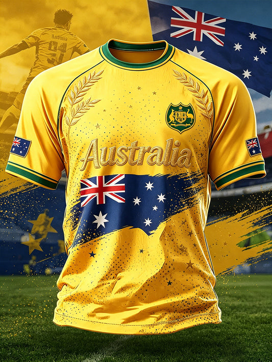 Men's Australian Football Short Sleeve T-Shirt