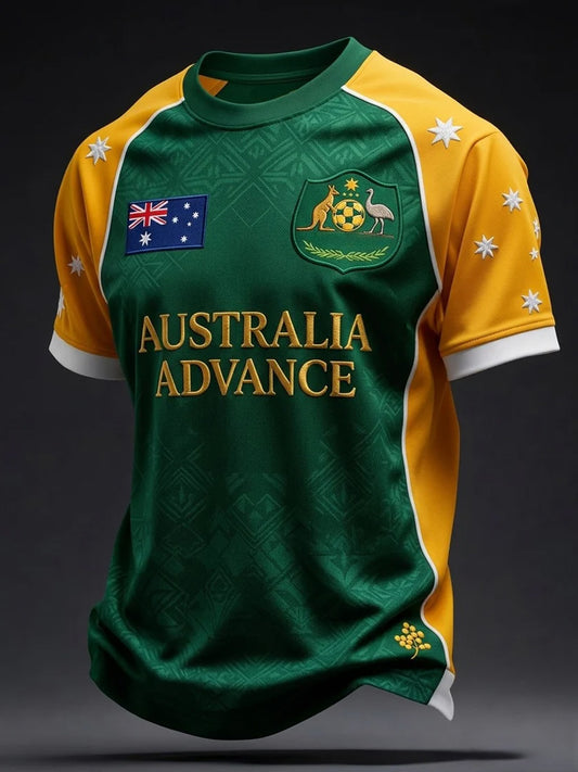 Men's Australian football Lover short sleeves t-shirt