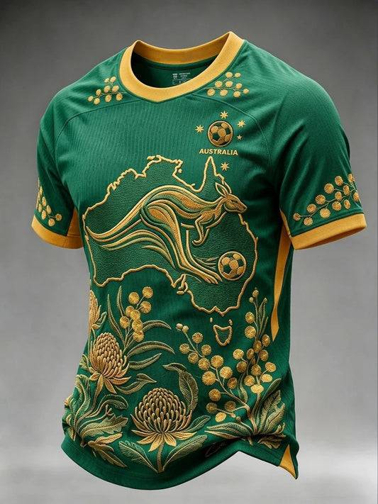 Men's Australian Football lovers short sleeves t-shirt