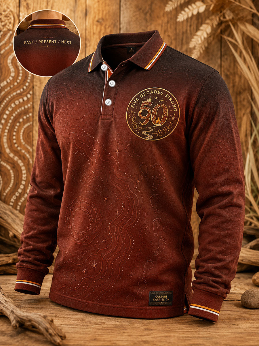 Men's Australian Aboriginal Culture NAIDOC WEEK Art Printed Casual Tops