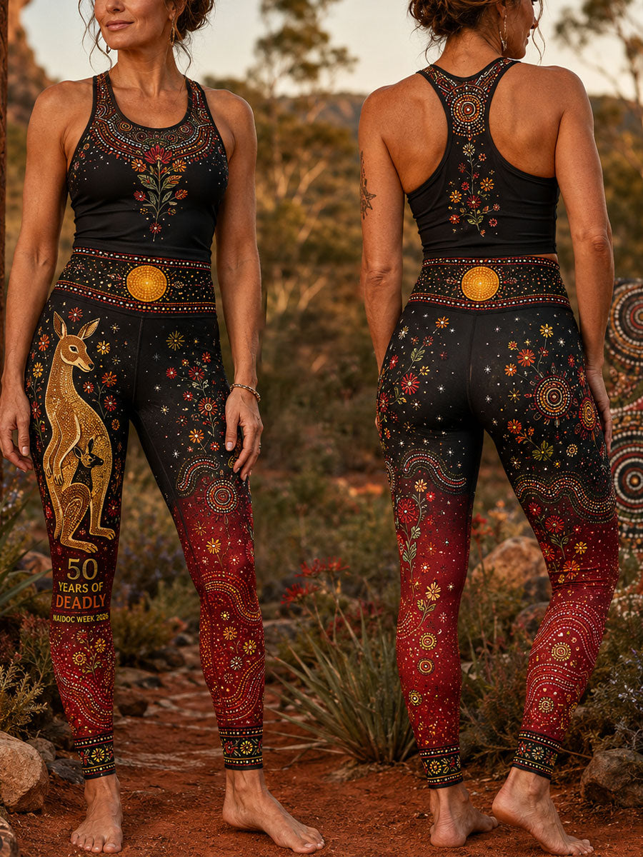 Women's Australian Aboriginal Culture Art Printed Sets
