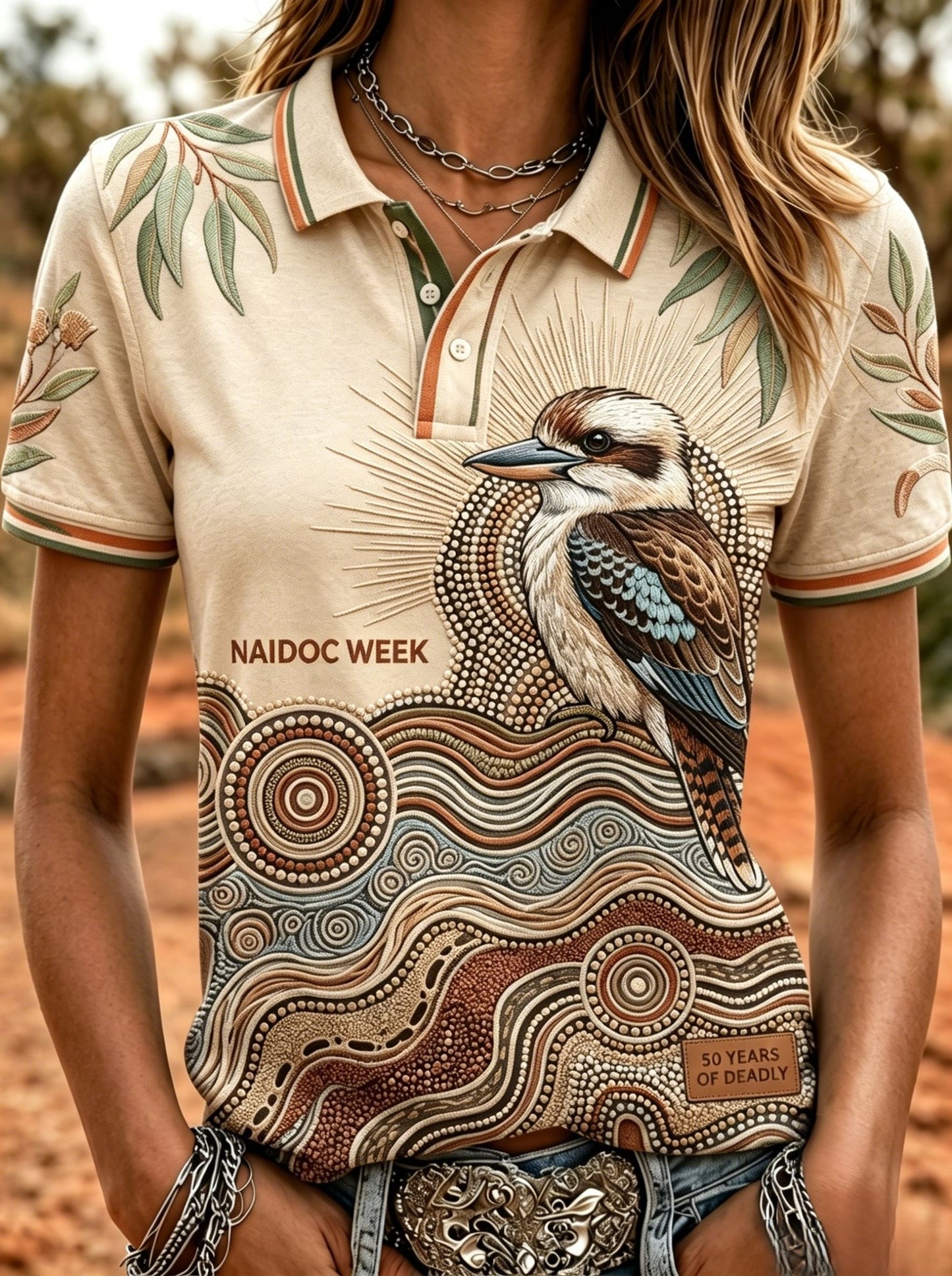 Women's Australia Naidoc Week Polo T-Shirt