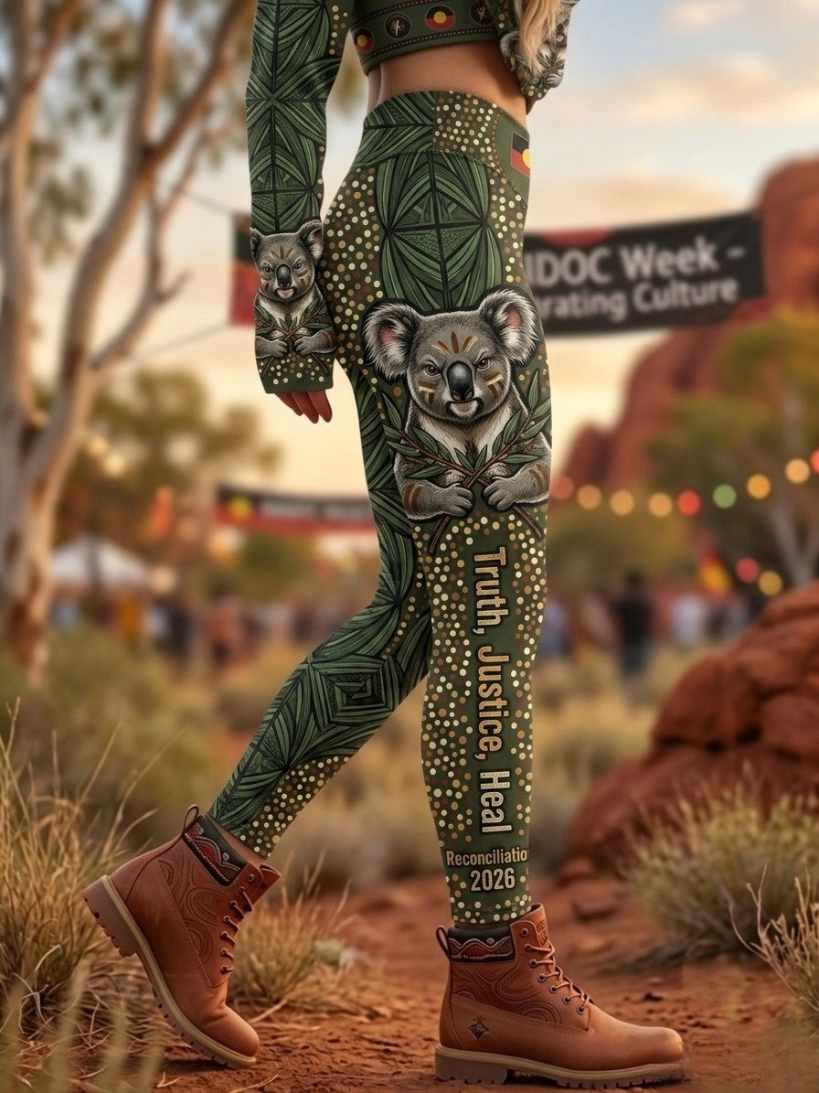Women's Australia Naidoc Week Sports Stretch Leggings
