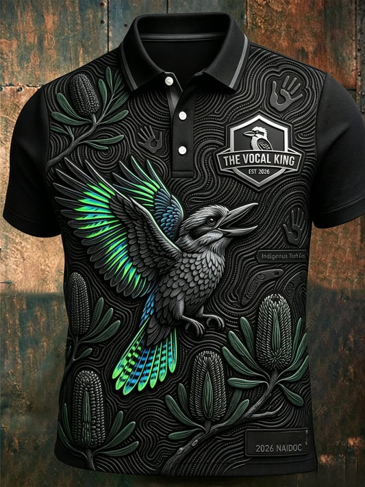 Men's Australia Naidoc Week Short-Sleeve Polo Shirt