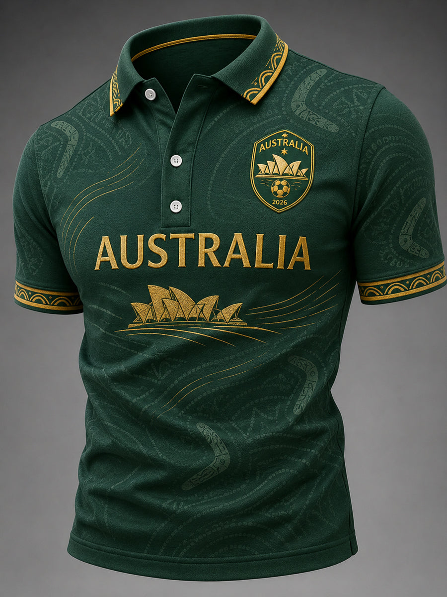Men's Gift For Soccer Fans Print Casual Short Sleeve Top