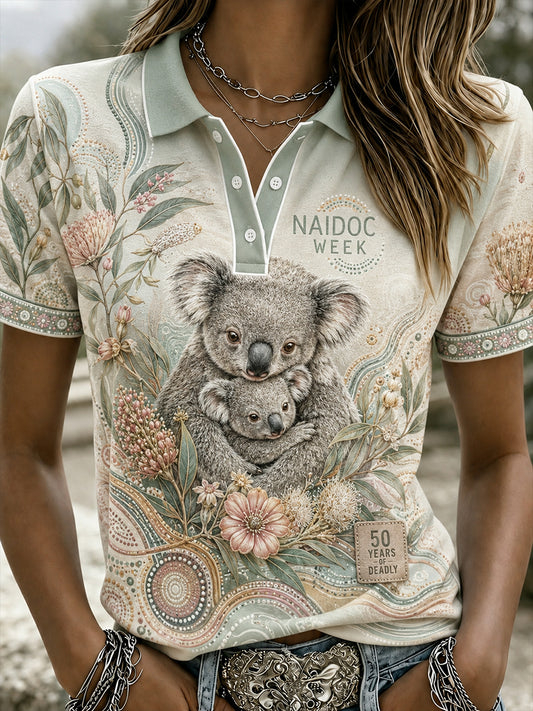Women's Australia Naidoc Week Polo T-Shirt