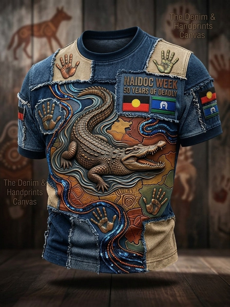 Men's AU Aboriginal Culture Short-Sleeve T-Shirt