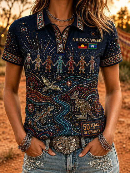 Women's Australia Naidoc Week Polo T-Shirt