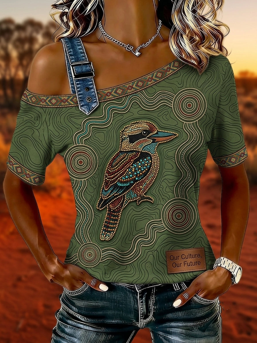 Women's Australia Naidoc Week Off-the-Shoulder T-Shirt