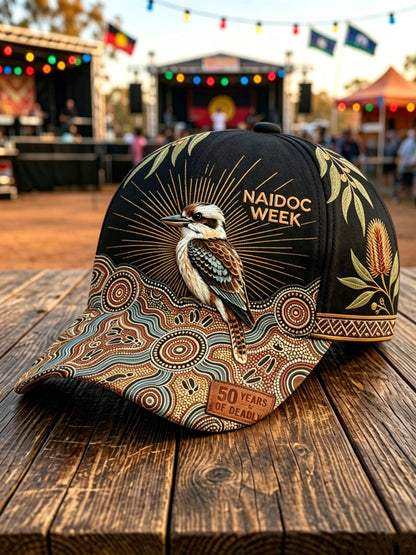 Unisex Vintage AU Aboriginal Culture Washed Hat
