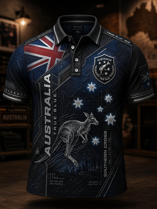 Men's Australia Flag Short Sleeve Shirt