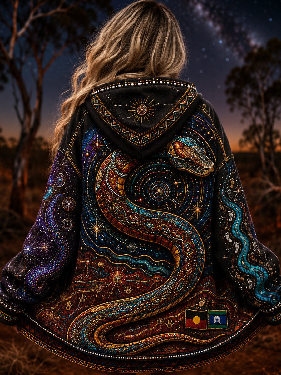 Women's Australia Naidoc Week  Zip-Up Hoodie