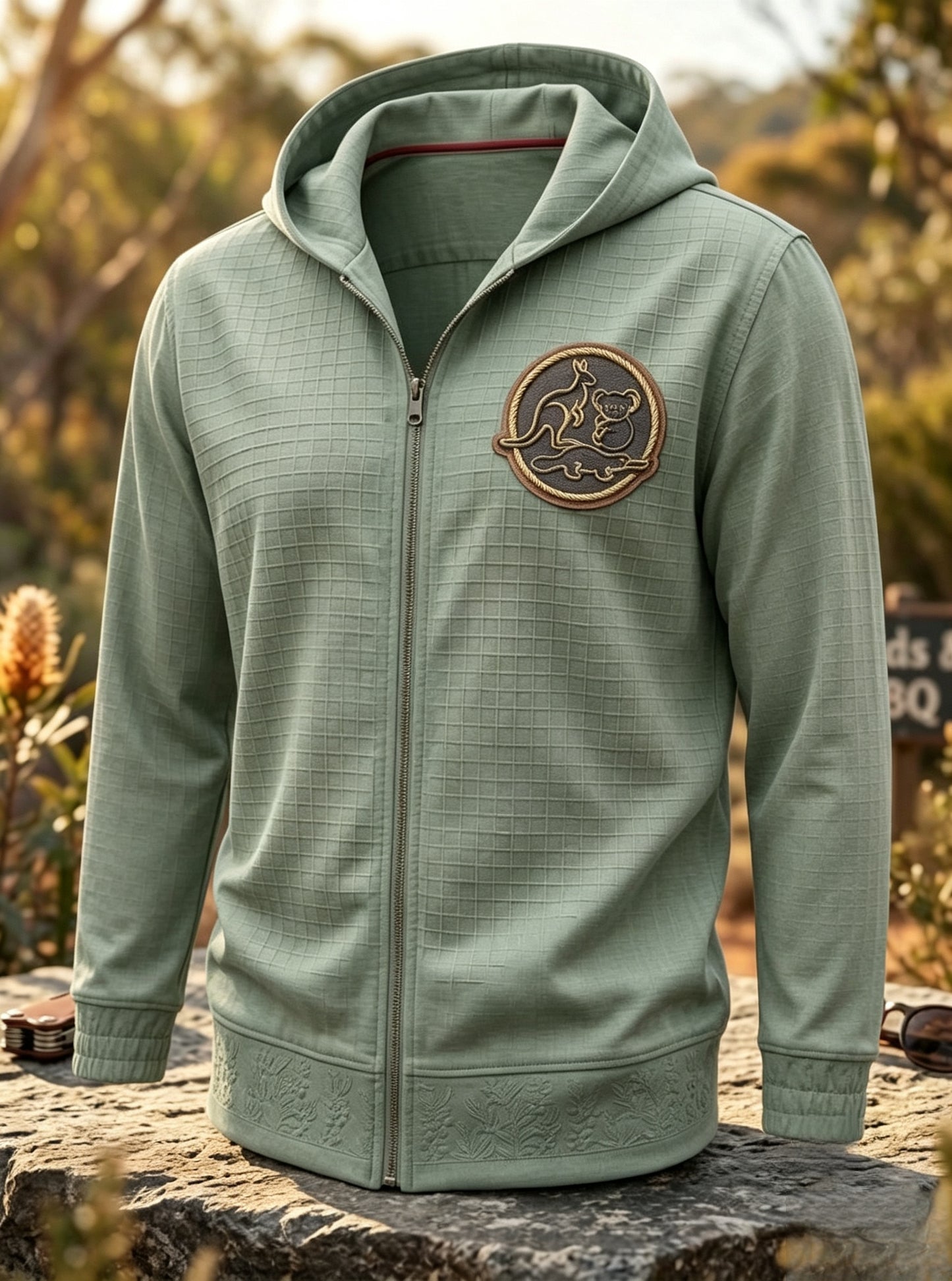 Men's Retro Australian Father's Day Koala Hoodie