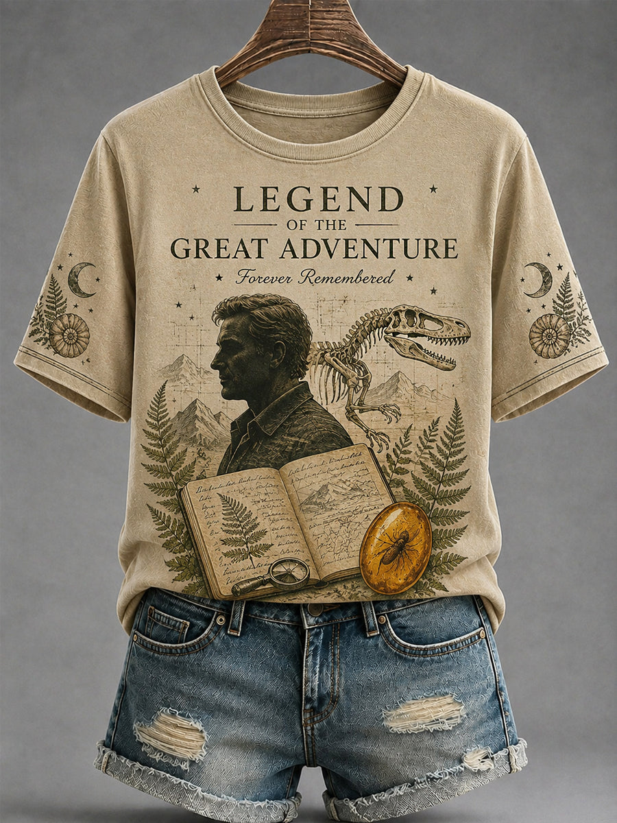 Women's R.I.P Dinosaur Explorer Memorial Tee