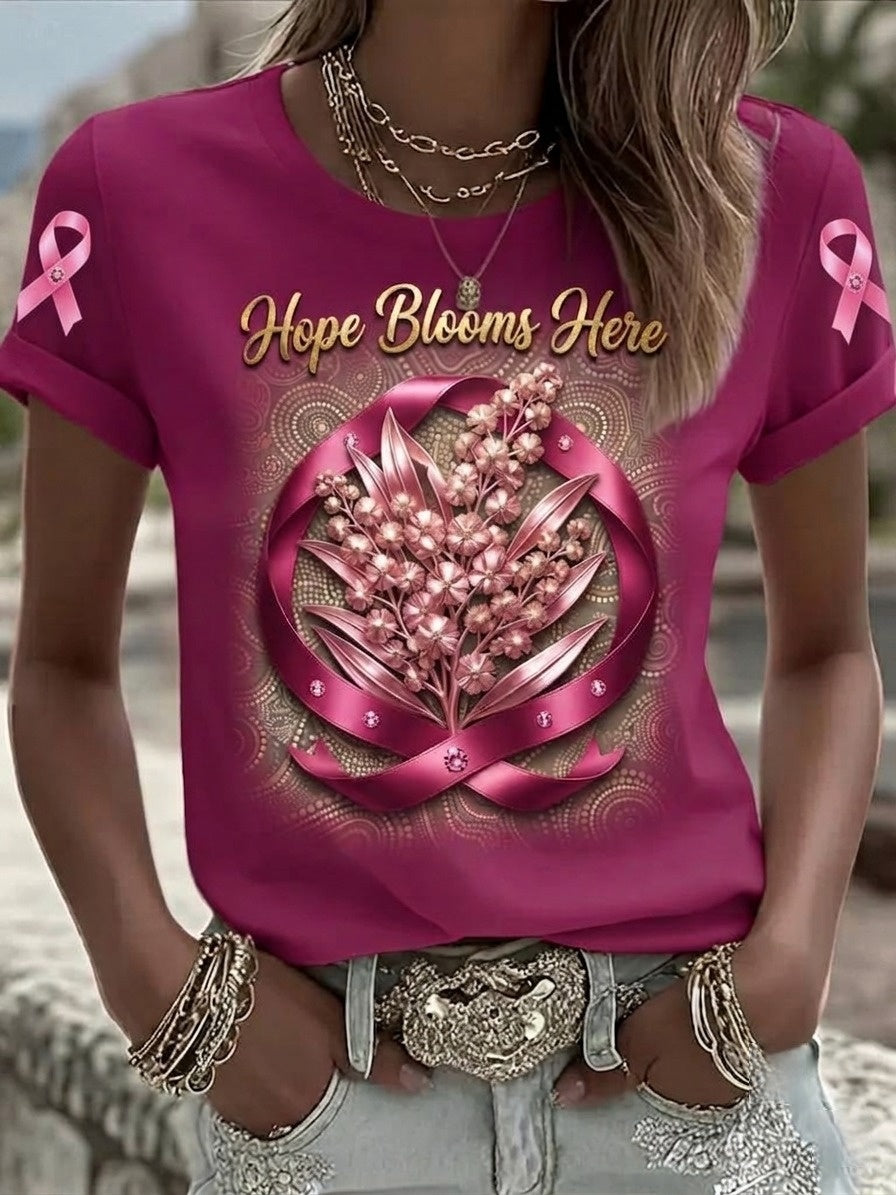 Women's Breast Cancer Awareness Australia T-Shirt