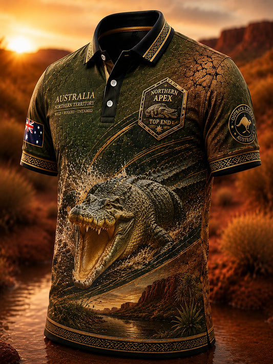 Men's Australian Animals Polo Shirt