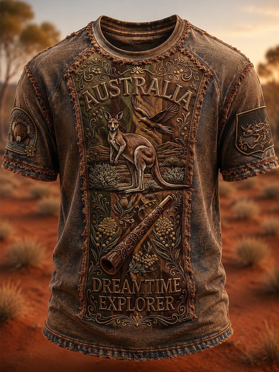 Men's Australian Animals Short-Sleeve T-Shirt
