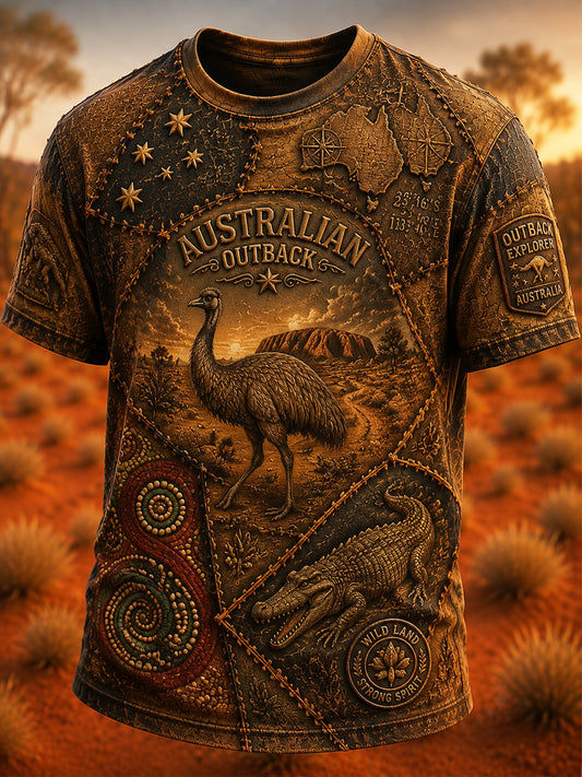 Men's Australian Animals Short-Sleeve T-Shirt