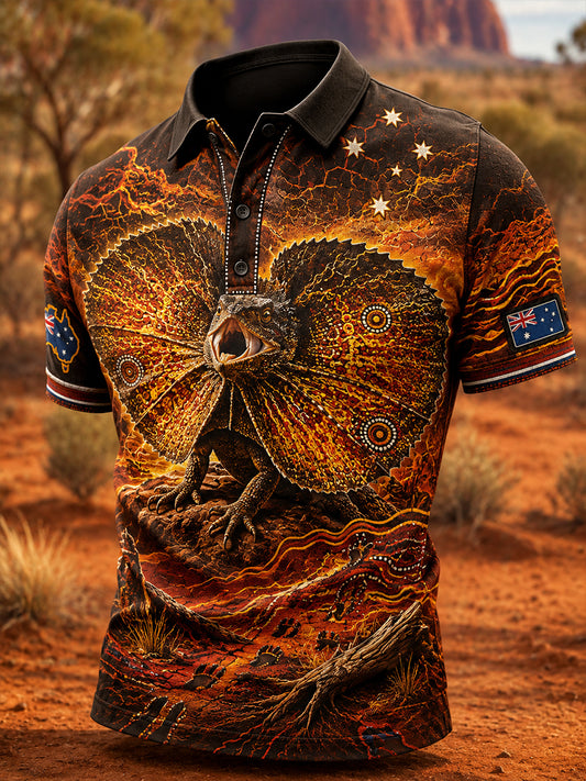 Men's Australian Animals Short Sleeve Shirt