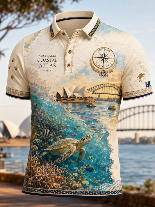 Men's Australian Animals Short Sleeve Shirt