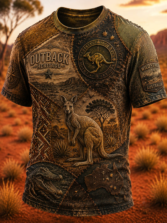 Men's Australian Animals Short-Sleeve T-Shirt