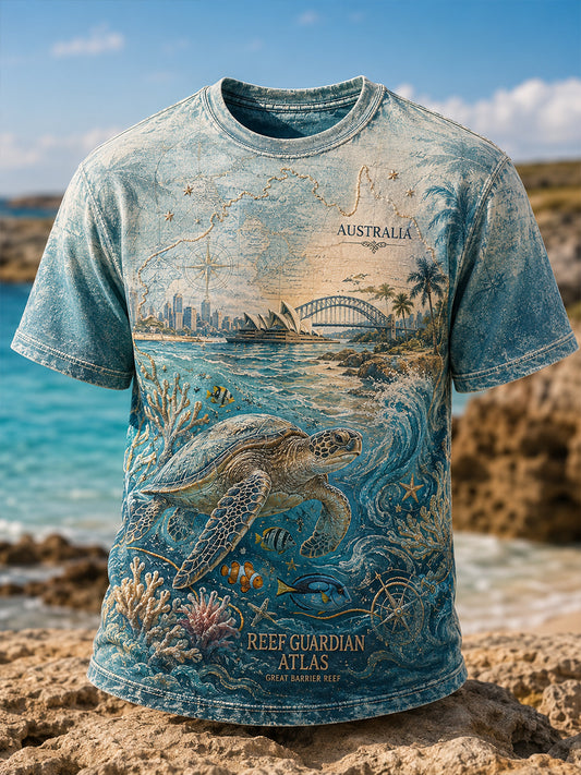 Men's Australian Animals Short Sleeves T-Shirt
